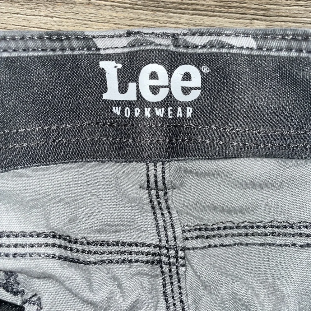 Lee Men Relaxed Fit Cargo Pants Camouflage Black Grey 34x29